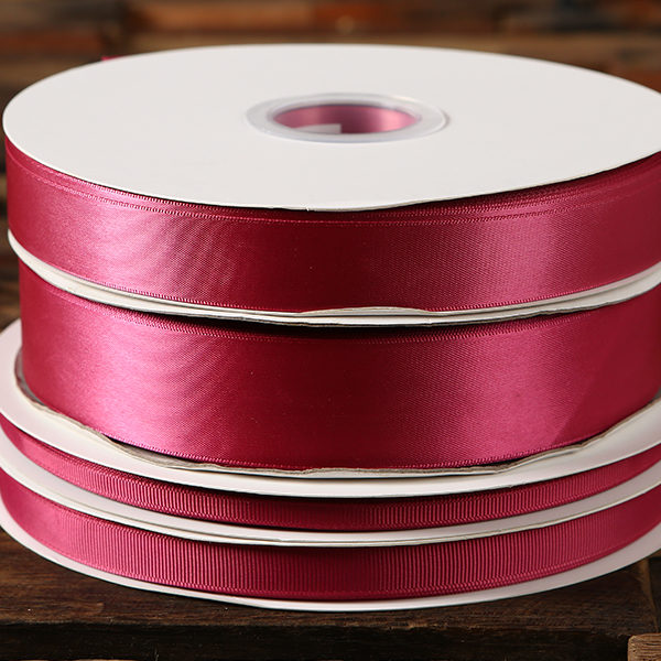 Ribbon #169 Rosewood - Double Faced Satin or Grosgrain In 9 Sizes and 196  Colors [Free Swatches Available] - Teals Prairie & Co.®